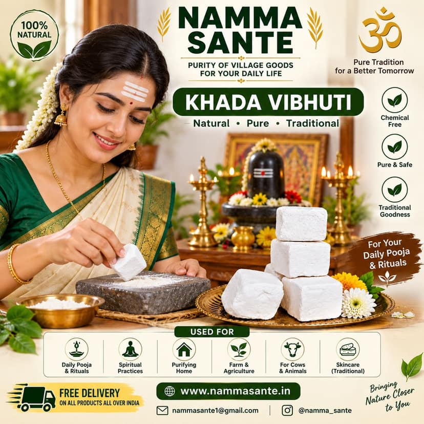 Khada Vibhuti, 1pieces 150gm