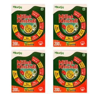 Milletsy Millet Khichdi Instant Mix Pack of 4| 200 gm each