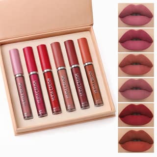 Matte Liquid Lipstick Combo Set of 6 | Waterproof for Women Matte Liquid Lipstick Combo Set of 6 | Waterproof for Women - 6 Shade Multicolor / 1 g (Pack of 4)