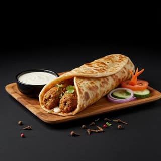 Chicken Seekh Kabab Roll