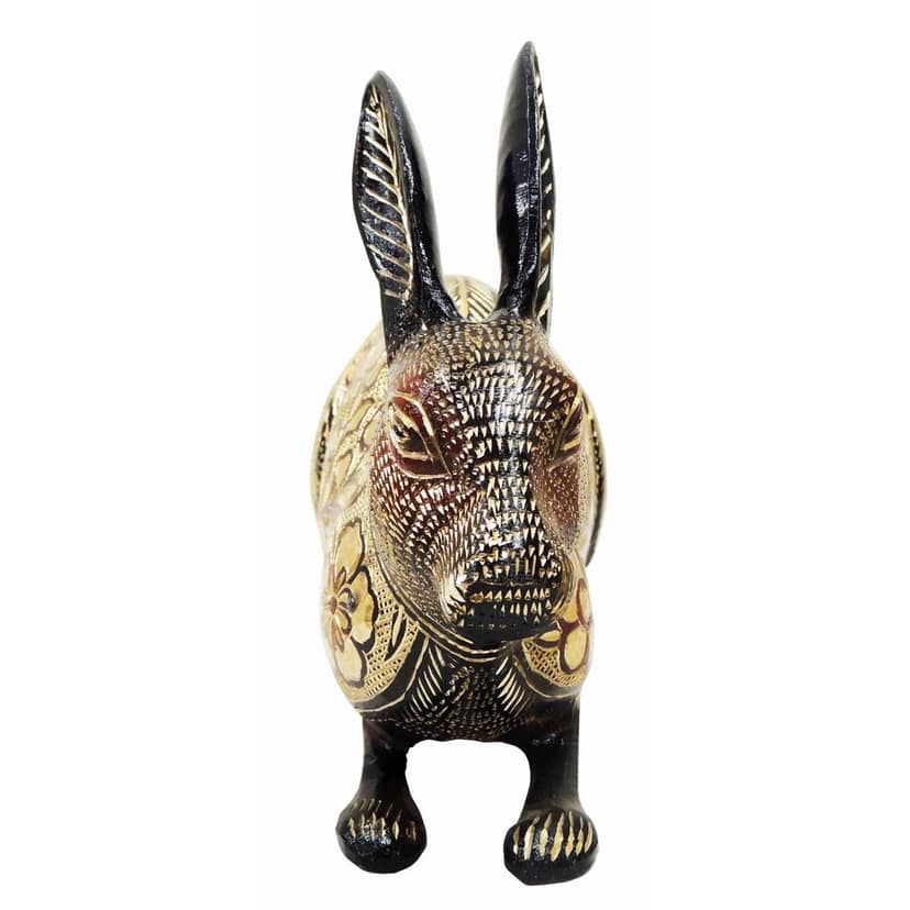 Handcrafted Brass Cat Decorative Showpiece Statue for Table & Shelf Decor, Height : 6.8 Inch (ANMAS145 A) view 3