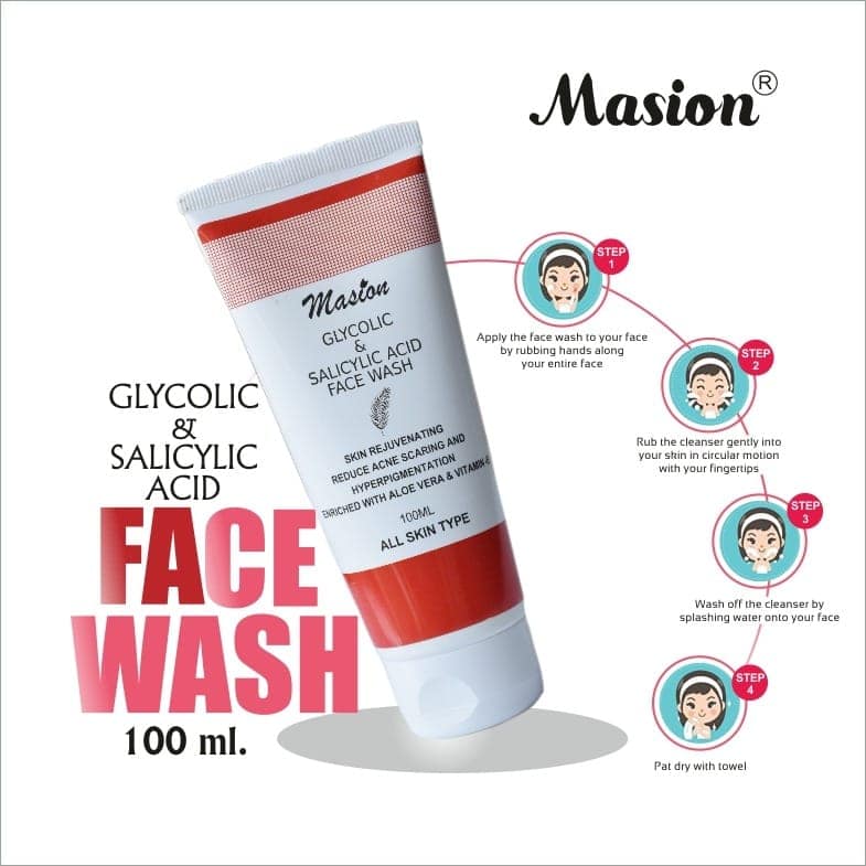 MASION Glycolic & Salicylic Acid Face Wash view 3