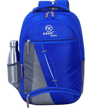 AXEN BAGS 30 Ltrs Polyester Backpack *For Men ( Blue )