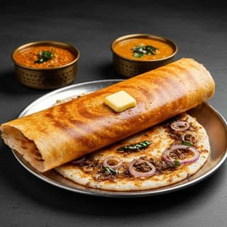Butter Onion Dosa