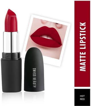 Swiss Beauty Matte Lipstick (Velvet Maroon), 3.8gm