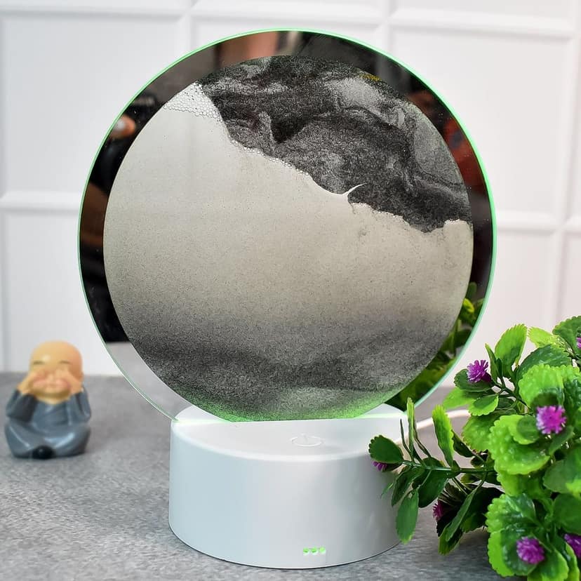 3D Liquid motion Display With LED Light (1 Pc) view 3