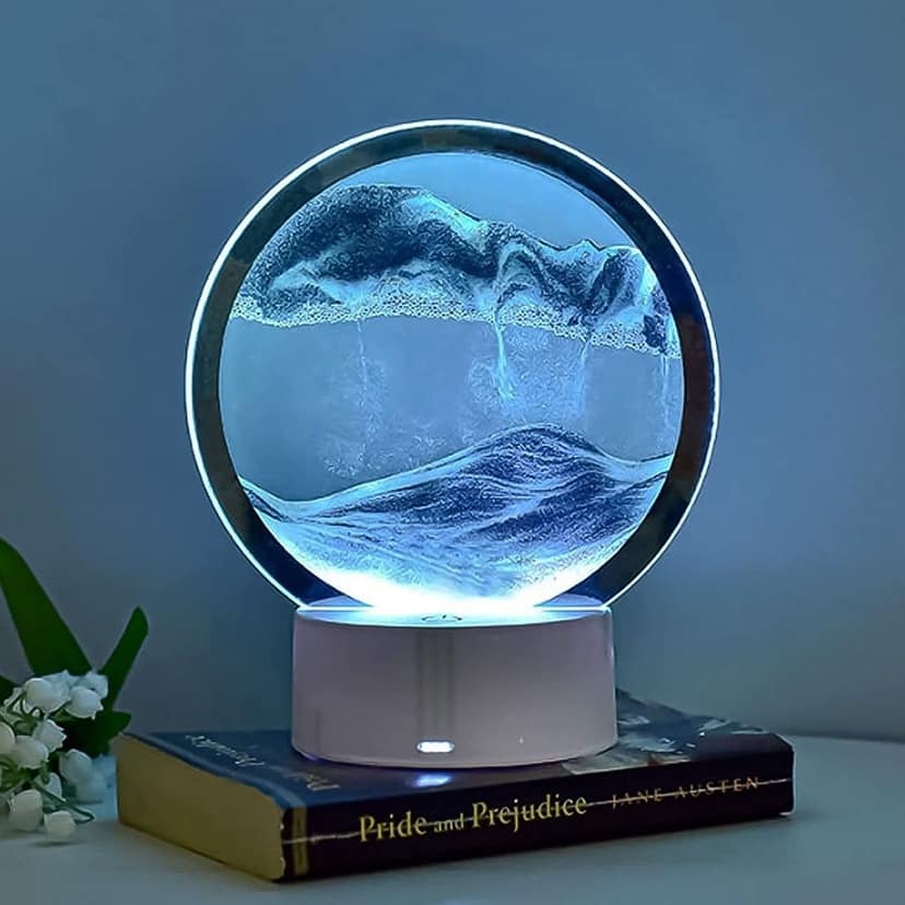 3D Liquid motion Display With LED Light (1 Pc) view 4