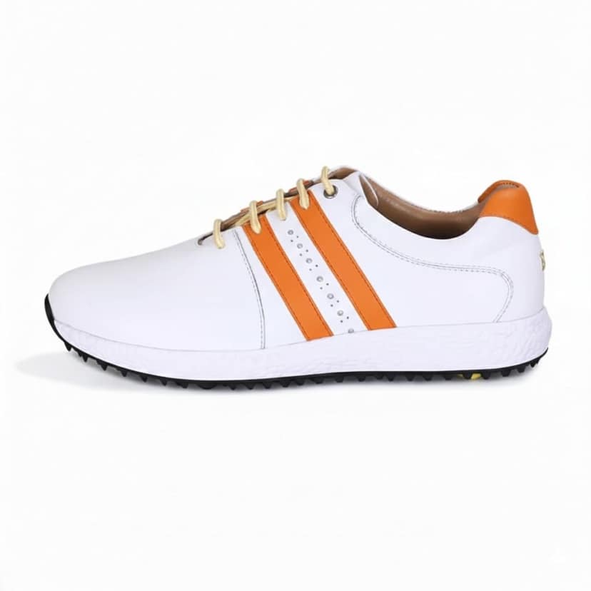 HITCARO Men Proffessional Leather Golf Shoes | Lace-Up | Phylon Sole |Waterproof | Comfortable | Breathable | Sports Shoes view 5