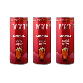 REGEN Mocha Cold Coffee, 250 ml Each - Pack of 3