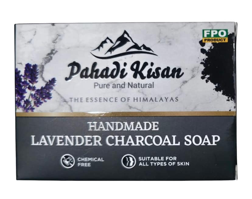 Lavender Charcoal Soap (100gm)