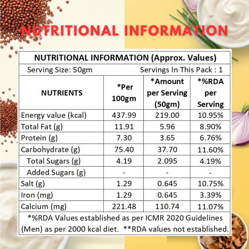 Ms. Snack Ragi Chips - 50g view 3