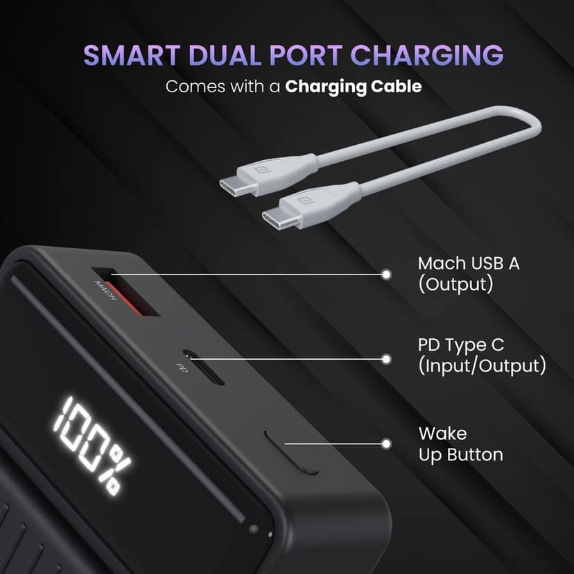 Portronics Luxcell B 20K Advanced 20000 mAh Power Bank view 3