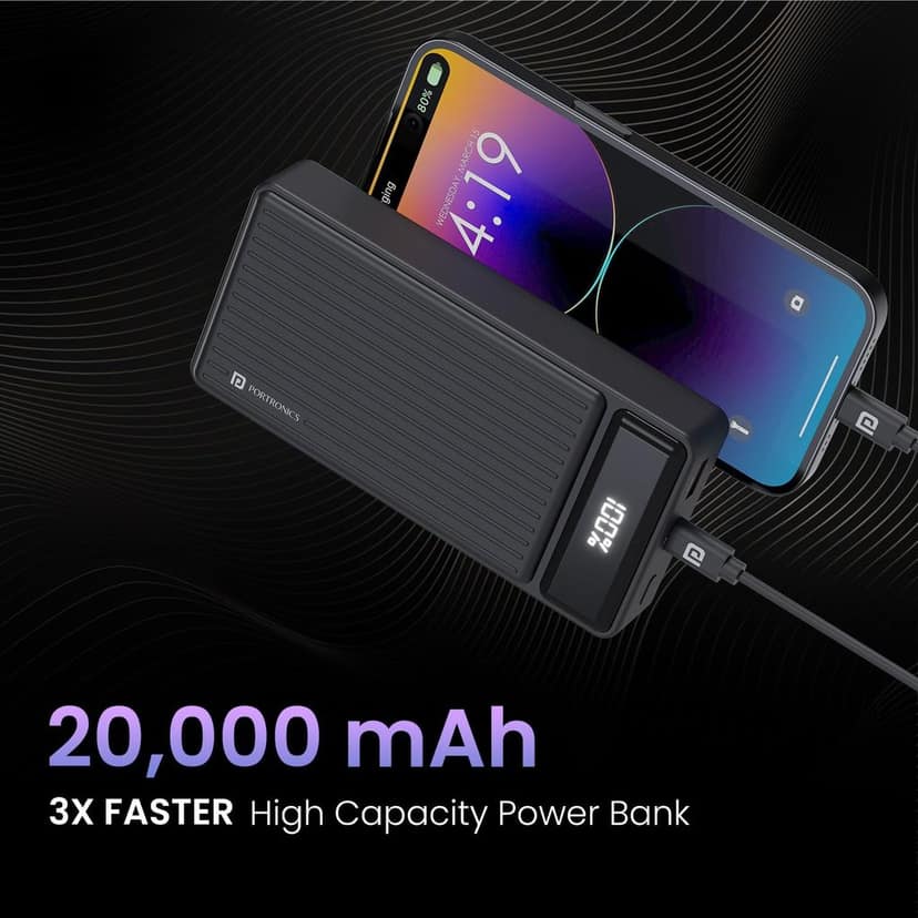 Portronics Luxcell B 20K Advanced 20000 mAh Power Bank view 5