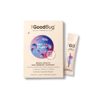 The Good Bug Pretty Smart Synbiotic SuperGut Powder 2 Gms (Pack of 15 Sticks)