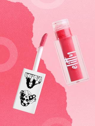 Elitty Jelly Lips - Lip Gloss High Shine Long Lasting Pretty Drip (Pink) 4ml