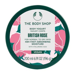 The Body Shop Vegan British Rose Body Yogurt, 200 Ml The Body Shop Vegan British Rose Body Yogurt, 200 Ml - Pink / 198 g (Pack of 1)