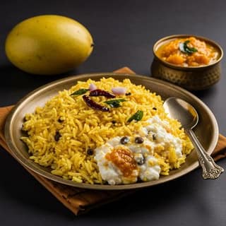 Avakaya Perugu Annam [500 grams] with Pappu Annam [250 grams]
