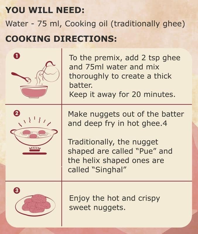 Forgotten Flavours PUE Instant Mix Easy to Cook |Ready to Cook (Sweet Semolina / Sooji Nuggets Mix) | Gulgule view 4
