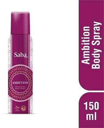 Saba Ambition Deodorant No Alcohol Body Spray Combo Pack of 2 view 4