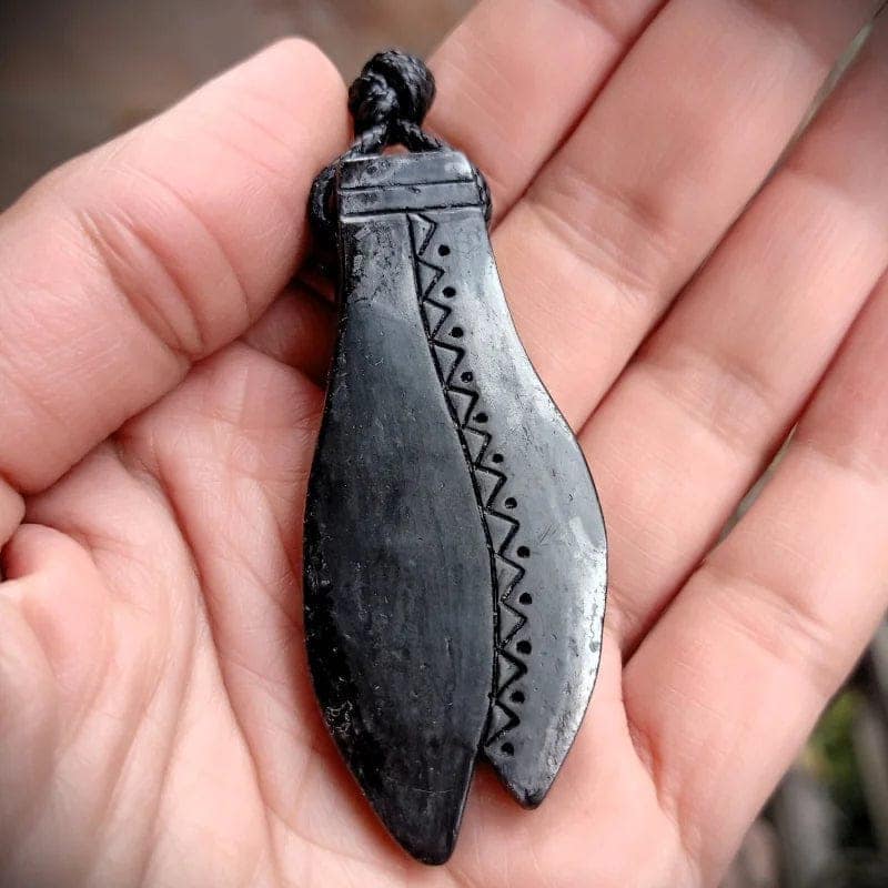 Terracotta pendant view 3