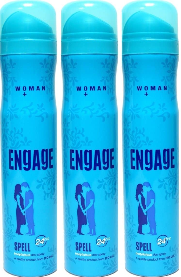 Engage Bodylicious Deodorant Spray Spell For Women, 165 Ml (Pack Of 3) view 2