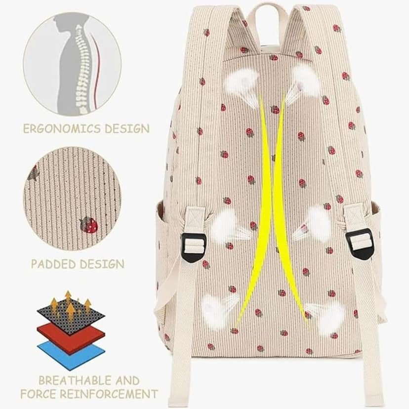 Satic Backpack for Women & Men | Stylish Casual Laptop, School, College & Travel Bag | Lightweight Designer Backpack for Girls view 2