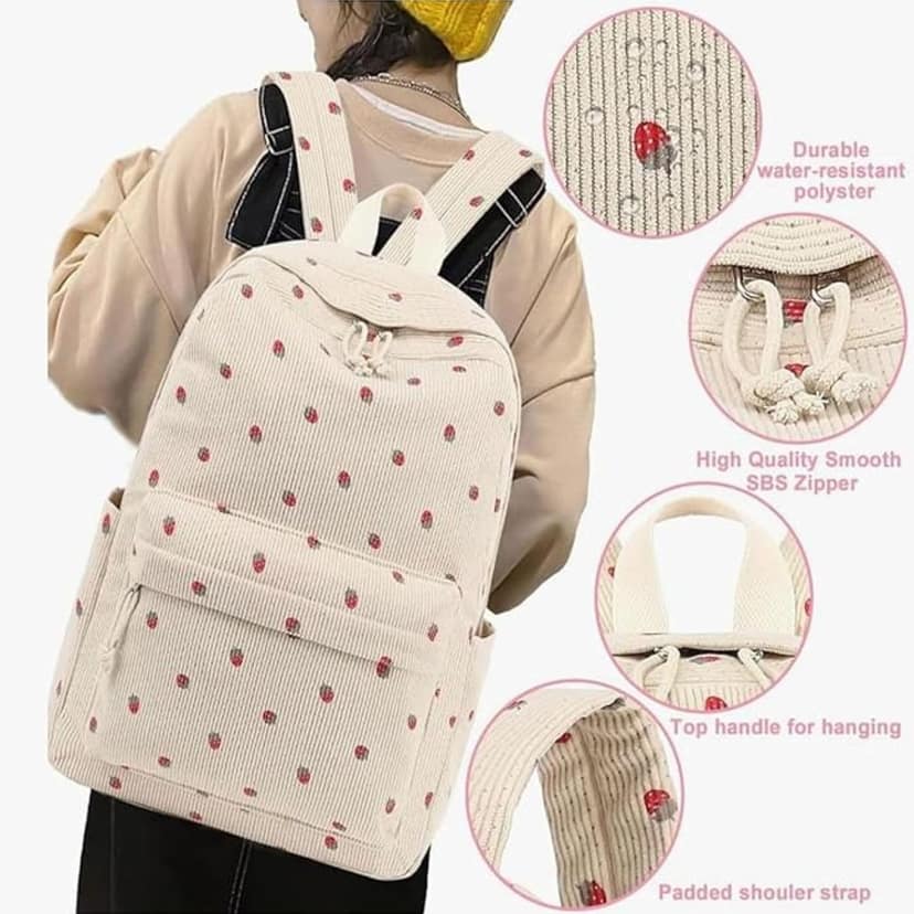 Satic Backpack for Women & Men | Stylish Casual Laptop, School, College & Travel Bag | Lightweight Designer Backpack for Girls view 3