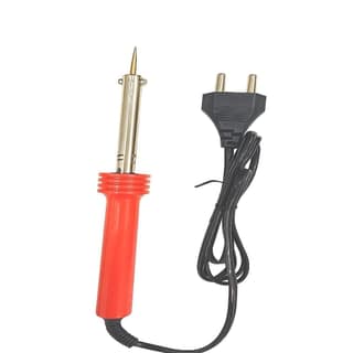 25 ST Soldering Iron Thermocol Cutter | 25W, Pointed Tip, Bakelite Handle, Pure Copper Cable | Ideal for Electronics Repair, Soldering, Thermocol & Plastic Sheet Cutting