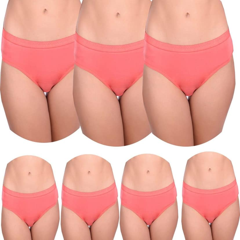 Cotton Full Coverage Hipster Panties Pack 7 view 4