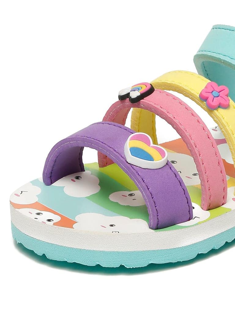 Premium Cloud Gelatoe Sandals - Sea Green (Girls) view 2