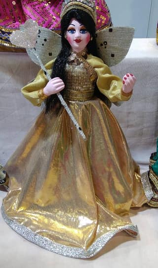 Doll Made with Wooden Stick