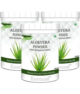 rawmest Aloevera Powder Hair Scalp Treatment 300 g Pack of 3