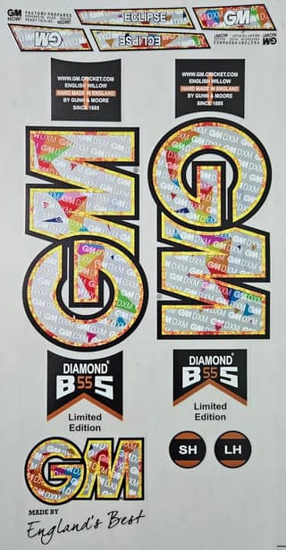 Teknaxo | Cricket Bat Sticker 4D Digital Embossed English Willow Fiber Tape Sports Accessories Protection, Diamond White