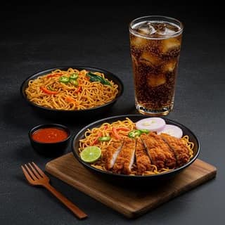 Chicken Noodles + Chicken 65 + Soft Drink 400ml