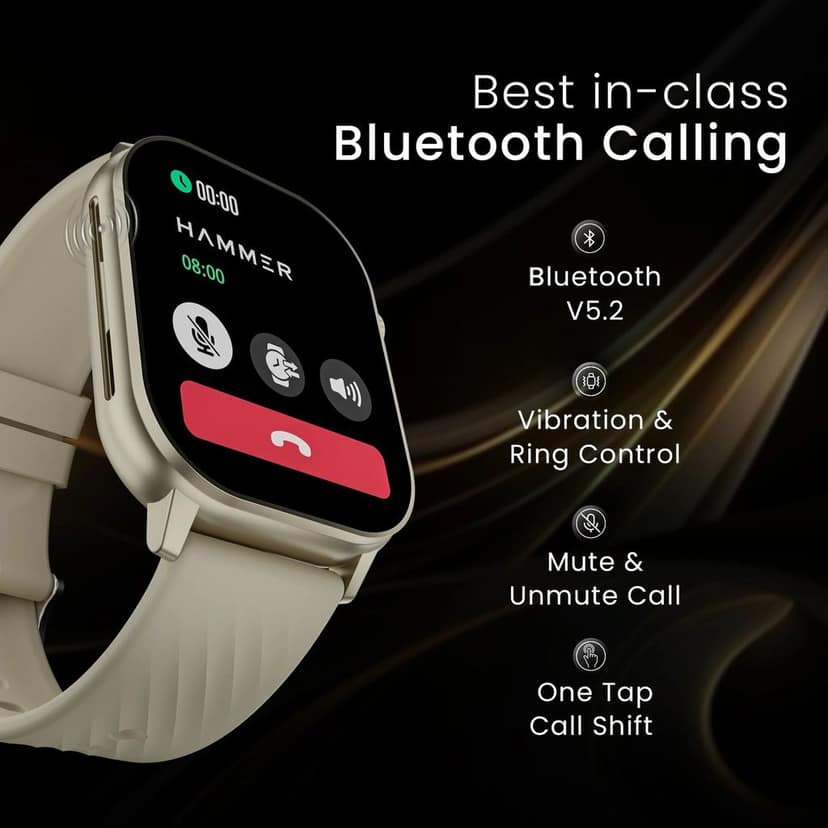 Hammer Arctic 2.04" Super Amoled Display Bluetooth Calling Smartwatch view 6