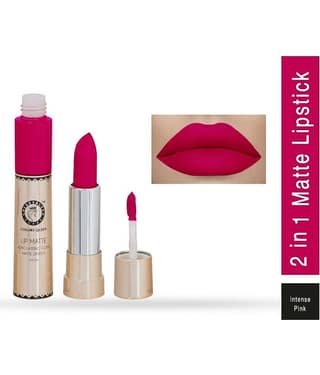 Colors Queen 2 in 1 Matte Finish Water Proof Lipstick Maroonn (Shade - 04)