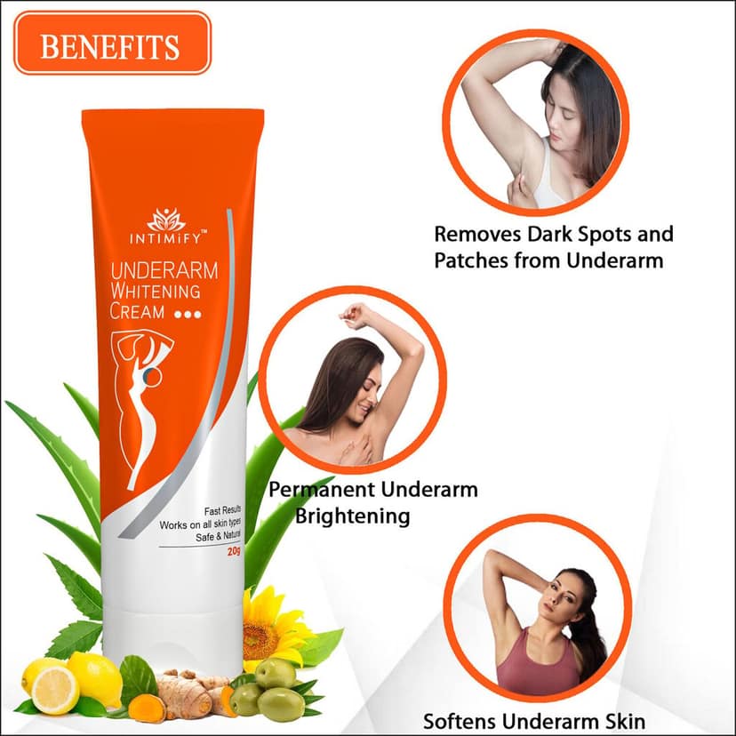 Under Arm Whitening Cream with Retinol, Hyaluronic, Kojic Acid, Glutathione, Vitamin C view 5