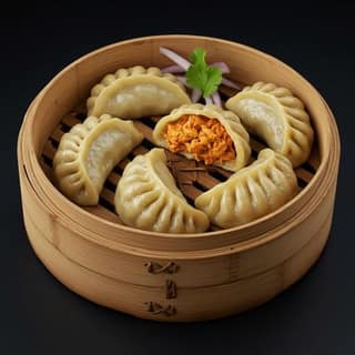 Chicken Cheese Momos