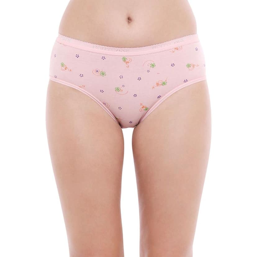 Bodycare women's combed cotton assorted Hipster Panty Pack of 6 ( E3000 ) view 4