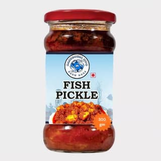 MANGONDA FFPO Fish Pickle - Authentic Spicy Seafood Condiment, 300gm Jar