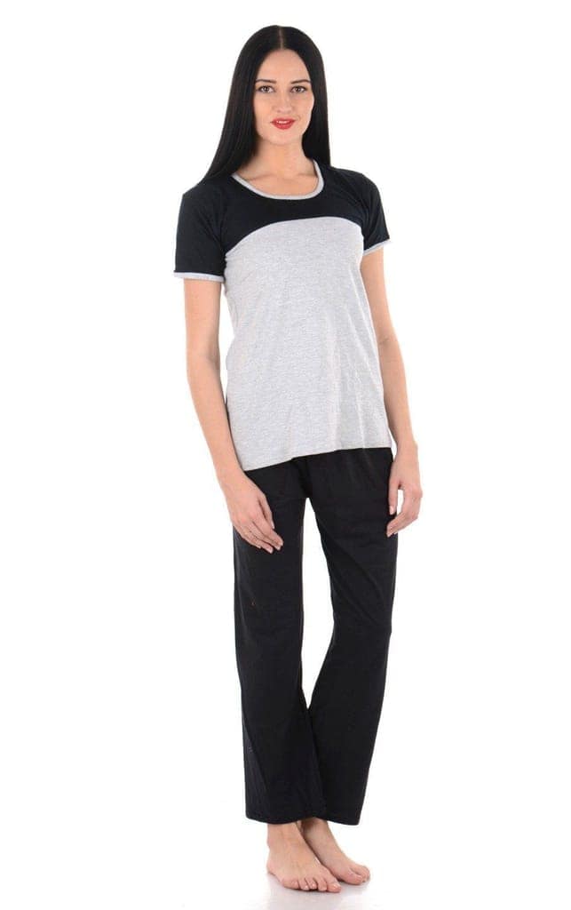 Klamotten Women's Solid Nightsuit N12 view 4