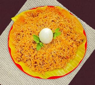 Egg biryani [half]