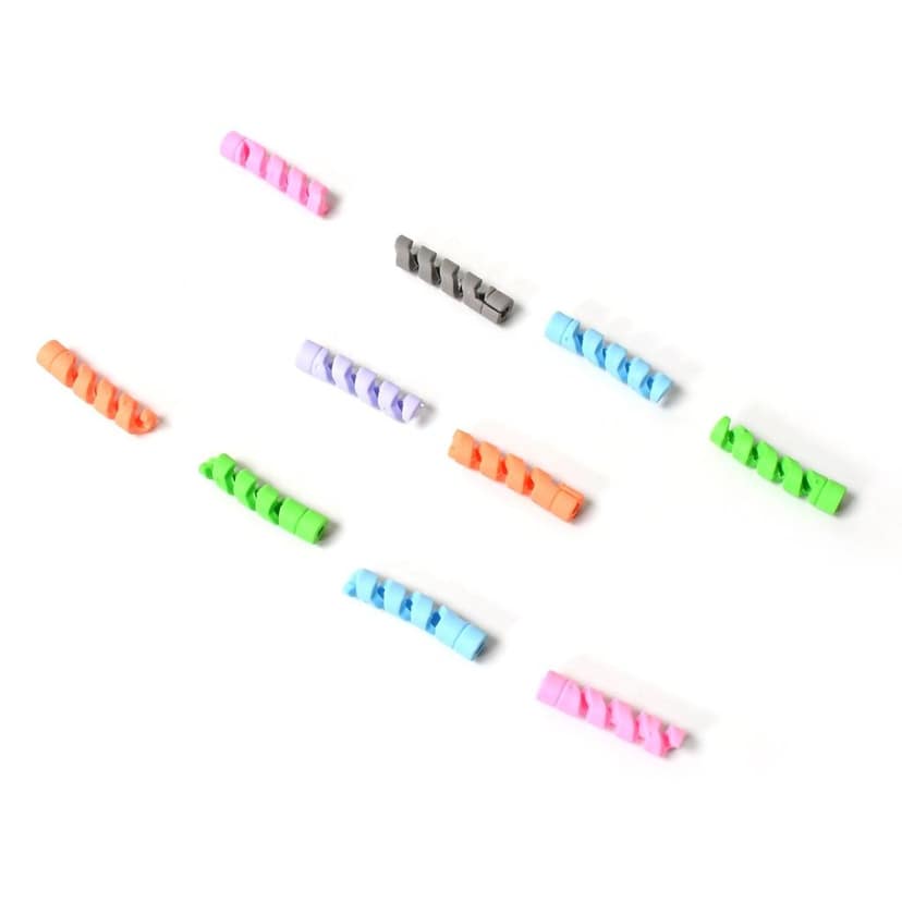 Spiral Charger Cable Protector Data Cable Saver Charging Cords Protective for All Universal Cable Cover (Pack of 10) view 5
