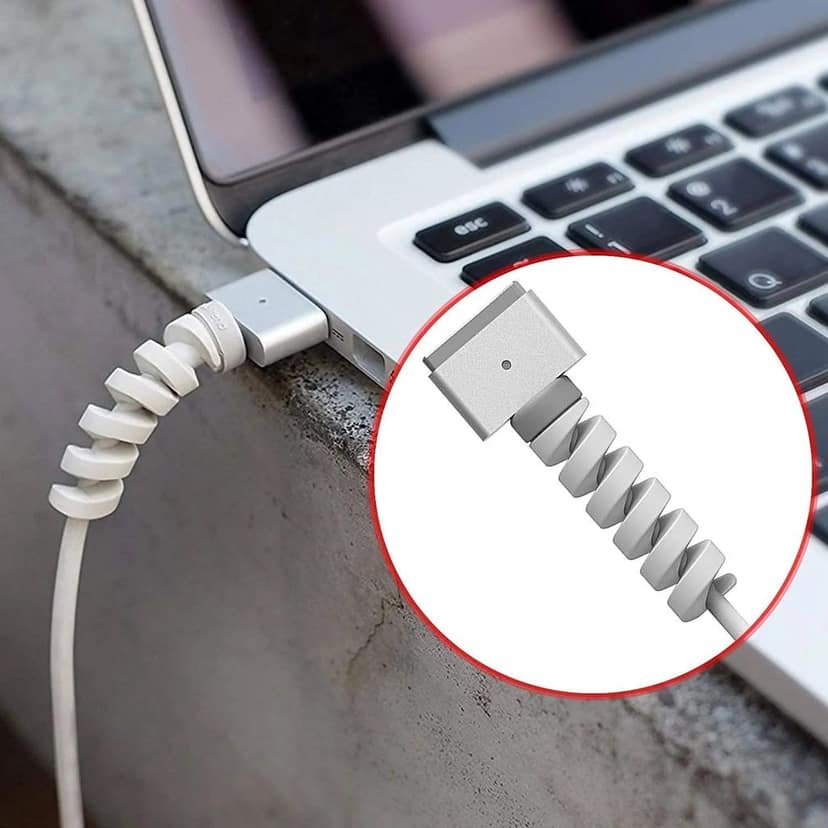 Spiral Charger Cable Protector Data Cable Saver Charging Cords Protective for All Universal Cable Cover (Pack of 10) view 7