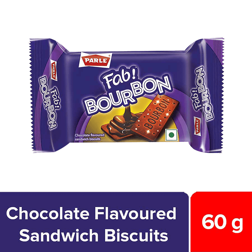 Parle Fab Bourbon, 50 G Pouch