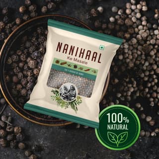 Nanihaal Black Pepper ( Whole) 100g