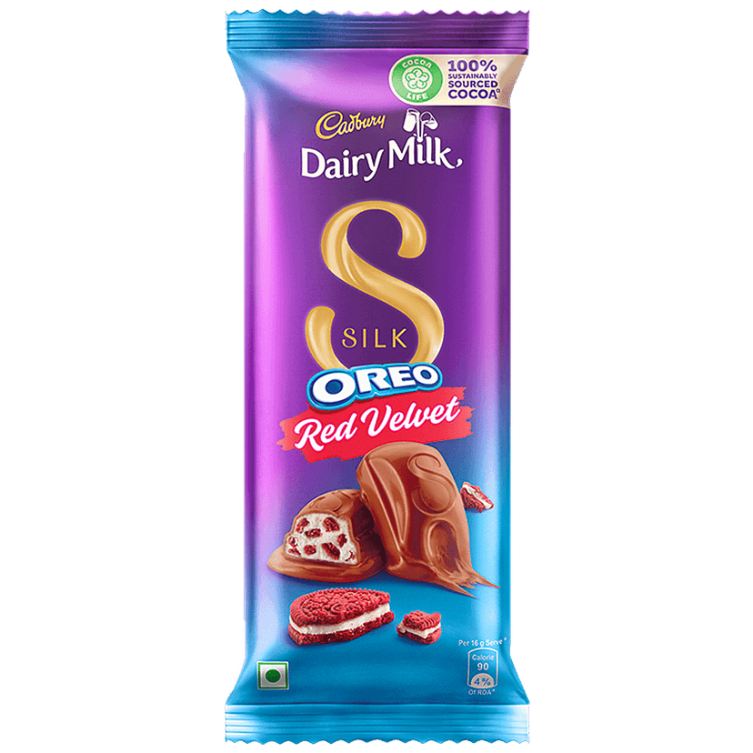 Cadbury Dairy Milk Silk Dairy Milk Silk Oreo Red Velvet, 60 G view 2
