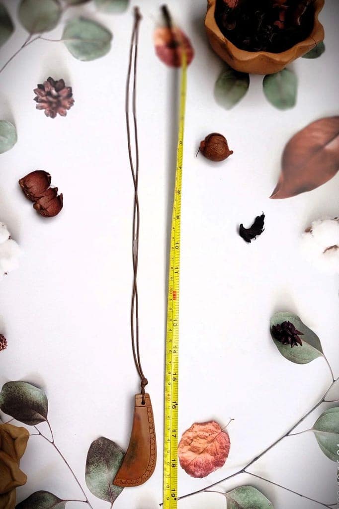 Terracotta pendant view 3