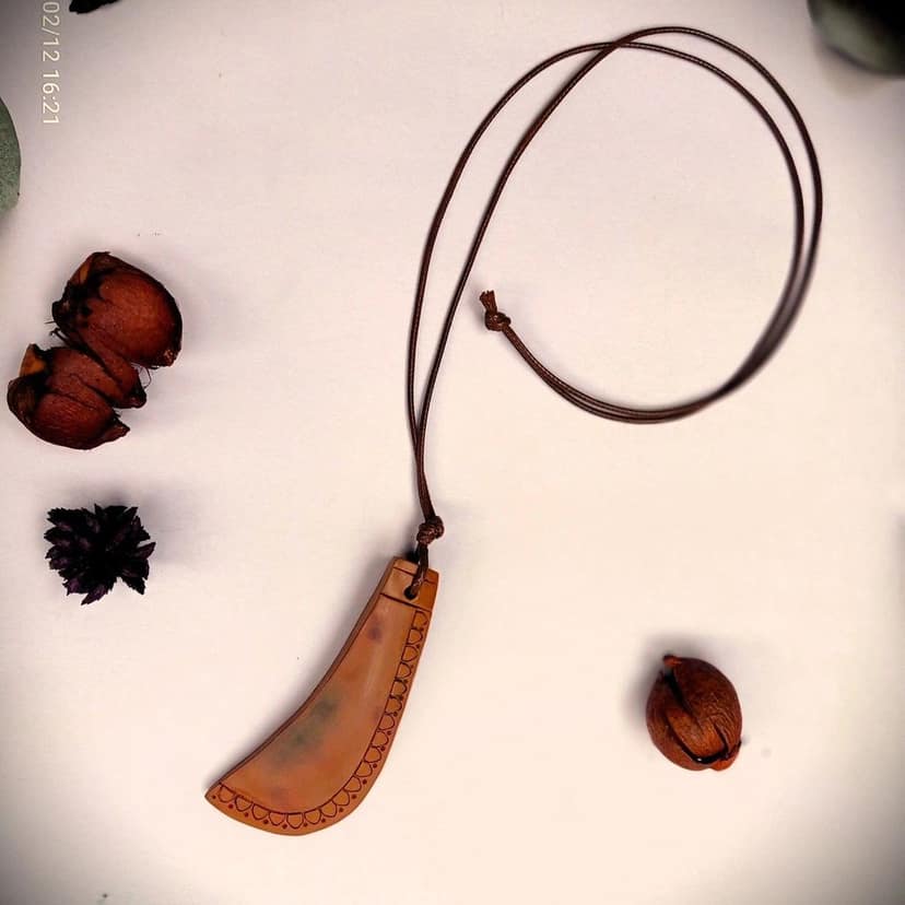 Terracotta pendant view 5