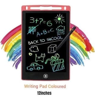 LCD Writing Tablet Pad for Kids | Digital Magic Slate (Multicolor), (Pack of 1)